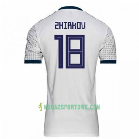 Koszulka Rosja Zhirkov 18 Mistrzostwa Świata 2018 Wyjazdowe Stroje Piłkarskie